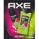 Kosmetické sady Axe Dark Temptation deodorant sprej 150 ml + 3v1 sprchový gel 250 ml dárková sada