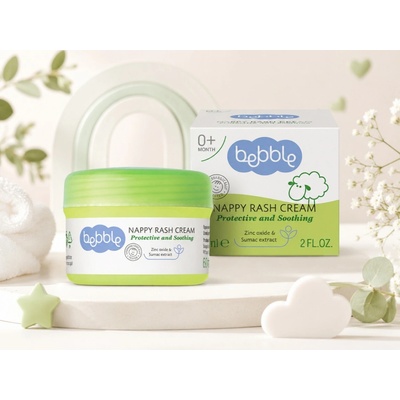 Bebble detský krém na orpuzeniny s oxidem zinečnatým 60 ml