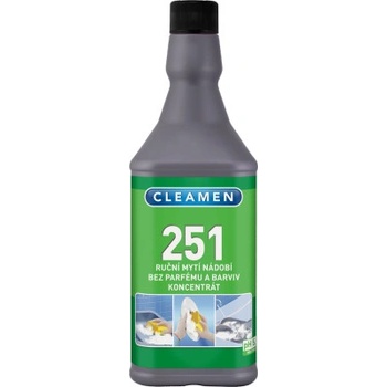 Cleamen 251 ručné umývanie riadu koncentrát bez parfumov a farbív 1 l