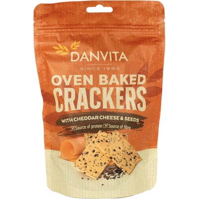 DANVITA крекери със семена и чедър 100 г