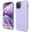 elago Soft Silicone Case - силиконов (TPU) калъф за iPhone 12, iPhone 12 Pro (лилав)
