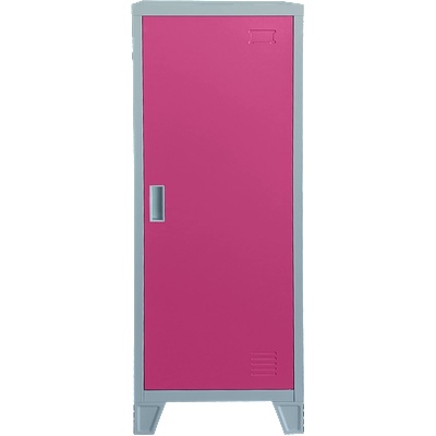 МЕТАЛЕН ШКАФ cr-1605-1 jz - СИВ/РОЗОВ