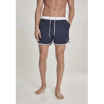 Urban Classics Бански гащета Urban classics Retro swimming shorts - Blue (Navy / White)