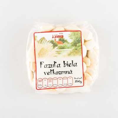 J. Vince Fazuľa veľkozrnná biela 250 g