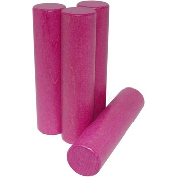 DrKO Dřevěný válec 16 cm 1ks magenta