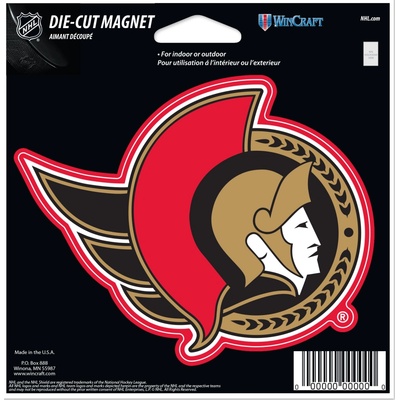 Wincraft Magnet Ottawa Senators NHL Die Cut Magnet