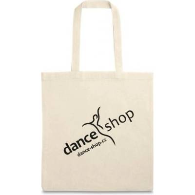 Dance-shop.cz s.r.o. taška bavlněná logo Dance shop 996 natural černé logo