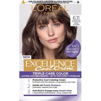 Image 1 of L'Oréal L'Oréal Еxcellence Боя за коса, 6.11 Ultra Ash Dark Blonde