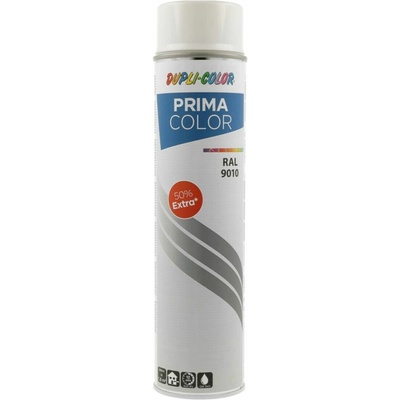 Dupli Color Prima Color farba v spreji 600 ml čisto biela lesk