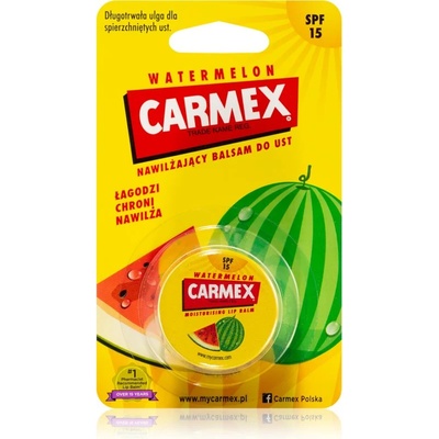 Carmex Watermelon хидратиращ балсам за устни SPF 15 7.5 гр