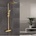 Inter Ceramic Душ с термостат, пита, слушалка и шлаух ICT 6222GOLD, Inter Ceramic (6222GOLD)