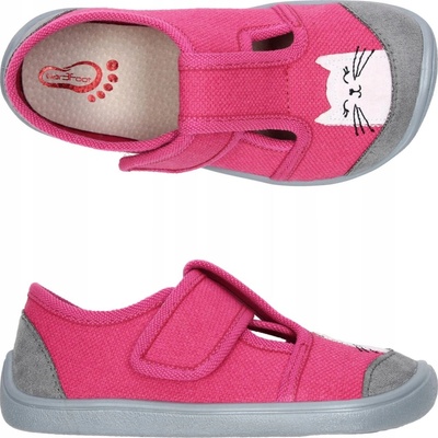 3f freedom for feet Detské papuče na suchý zips ružové