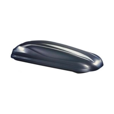 Автобокс Junior Altro 185x80x41cm с 70 mm крепежи, с двустранно отваряне с ключ, 460 литра - тъмносив гланц