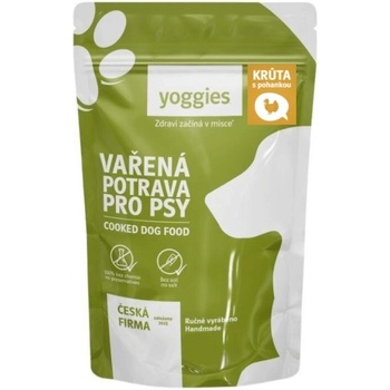 Yoggies Adult vařená potrava krůtí maso s pohankou a kloubní výživou 150 g