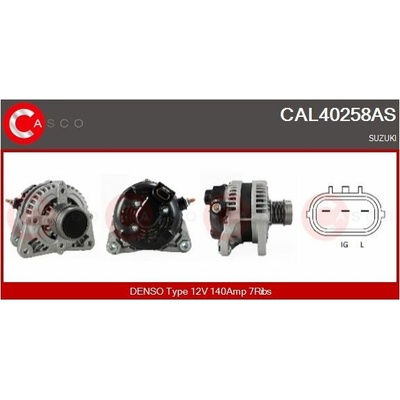Generátor CASCO CAL40258AS