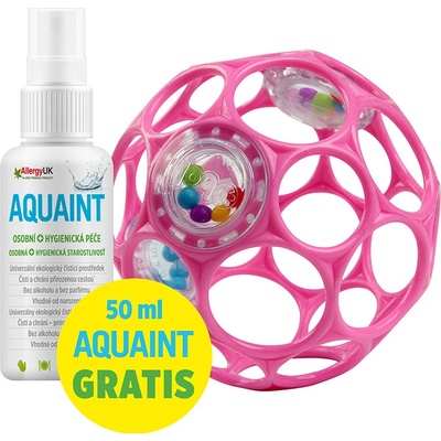 OBALL RATTLE 10 cm blue AQUAINT 100% ekologická čistiaca voda 50 ml