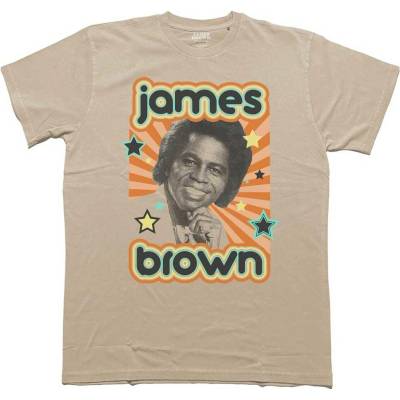 James Brown tričko Stars natural