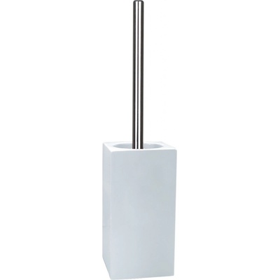 Spirella WC štětka QUADRO s bílou porcelánovou nádobou 10 00155