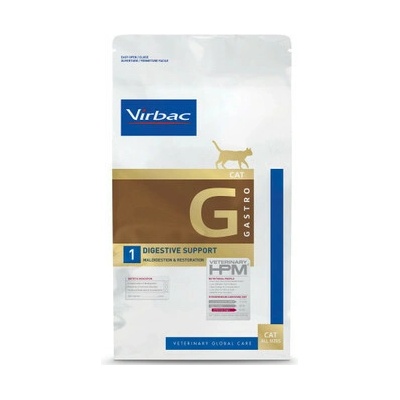 Virbac VETERINARY HPM Digestive Support G1 Cat Granule pro kočky s citlivým zažíváním 1,5 KG