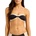 Seafolly Дамско бикини горнище Seafolly Band Wave Trim Front Bandeau Bikini top - Black - размер 38 (EU) (150-6613-0114)
