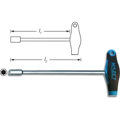 Hazet nástrčný kľúč Veľkosť kľúča: 8 mm 428LG-8