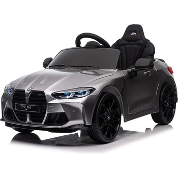 ROLLZONE BMW M4 12V - Детска акумулаторна кола, Сив, EVA гуми (SX2418-grey)