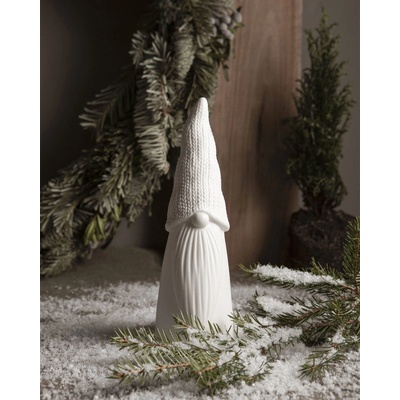 Storefactory Scandinavia Keramická dekorace Santa Kurt 19 cm