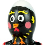 CONDOMERIE Презервативи condomerie - handpainted novelty condoms chicken black