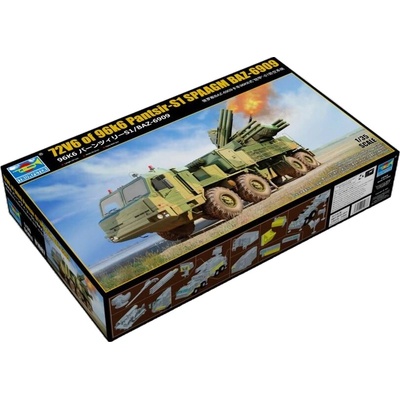 Trumpeter 72V6 of 96k6 Pantsir-S1 SPAAGM BAZ-6909 1:35