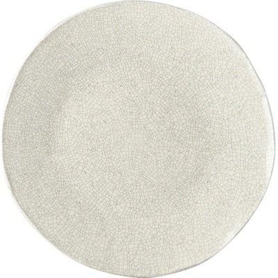 MIJ Jídelní talíř GREY CRAZED 27 cm s nepravidelným okrajem