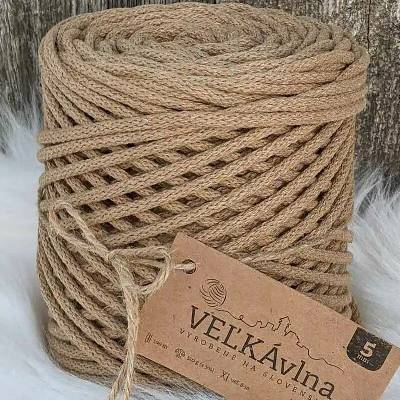 Velká vlna Špagát 5mm Pískovec