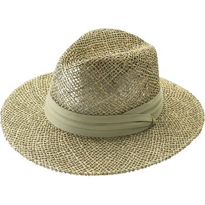 Letní fedora z mořské trávy s UV ochranou