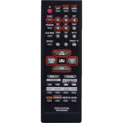 съвместим Panasonic n2qahb000036 - заместител дистанционно управление (n2qahb000036)