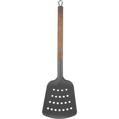 Obracečka s otvory termoplast PBT/nerez WOODEN - ORION domácí potřeby
