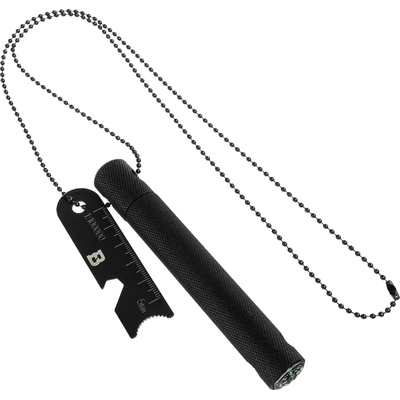 Badger křesadlo Outdoor Multifire s kompasem černé