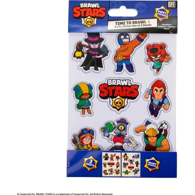 Samolepky Brawl Stars Puffy Stickers CR5231