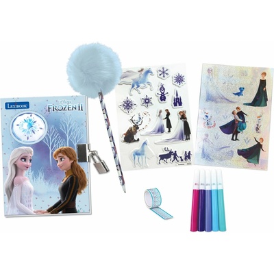 Lexibook Frozen Elektronický tajný deníček se světlem a příslušenstvím