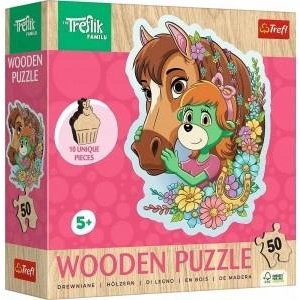 Trefl 50 contour puzzles Cheerful Family Treflik TREFL