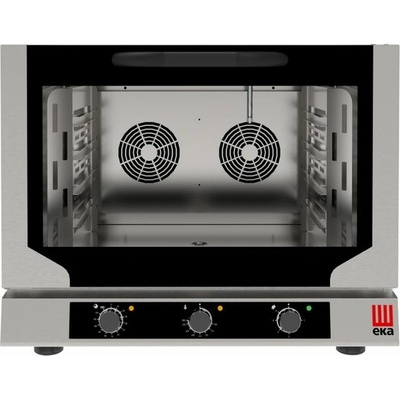 Tecnoeka Pekařská parní konvekční pec Evolution Next 4x 530x325 mm GN 1/1, elektrická, s elektromechanickým ovládáním, Tecnoeka, GN 1/1, 400V/6400W, 784x752x(H)634mm