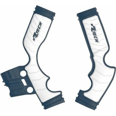 RACETECH (RTECH) kompletní kryty rámu BI-MATERIAL SUPER GRIP HUSQVARNA TC 65 '17-'24 barva modrá / bílá