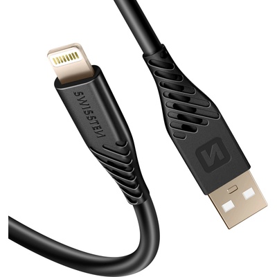 Swissten 71506518 SOFT SILICONE USB-A / Lightning, 0,4m
