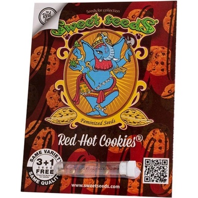 Sweet Seeds Red Hot Cookies semienka neobsahujú THC 3 ks
