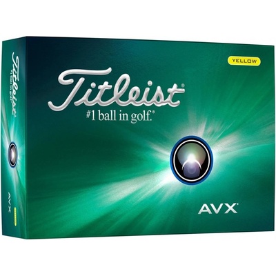 Titleist AVX 2024 žluté 3 ks
