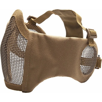 ! Strike Systems Strike Síťovaná ochranná maska s chráničem tváří a uší, písková