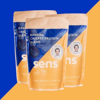Sens Foods Banánový shake s cvrččím proteinem Adama Ondry 1,365 kg