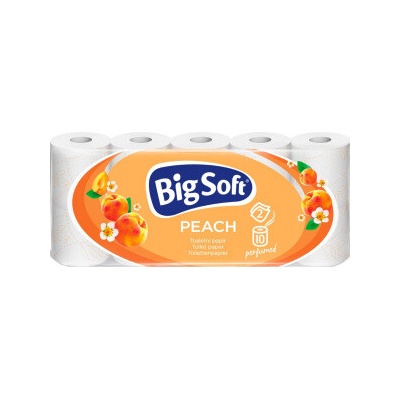 Big Soft Broskyňa 2-vrstvový 10 ks