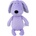 Balibazoo Мека играчка за гушкане Bali Bazoo - Dog, 28 cm, лилава (111055)