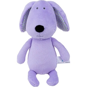 Balibazoo Мека играчка за гушкане Bali Bazoo - Dog, 28 cm, лилава (111055) - ozone