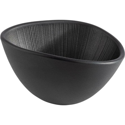 APS Melaminová miska Nero černá 0,3 l, 145 x 125 mm