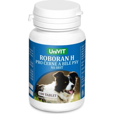 Roboran H pre čiernych a bielych psov 100 tabliet